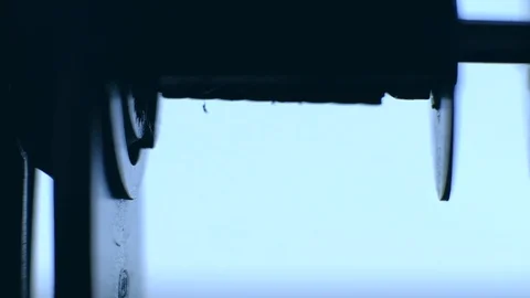 Macro footage in the movement of the pencil sharpener Stock-Footage 112642501