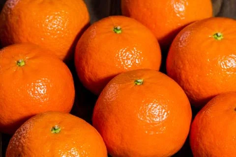 Macro of fresh ripe oranges texture Stock Photos