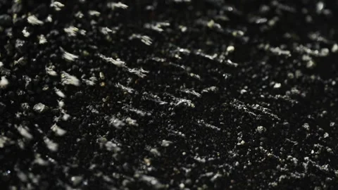Macro Granular Surface Moving With Invisible Magnetic Force Stock Footage 318239580