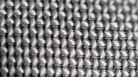 Macro gray texture of cloth Stock Footage 95842862