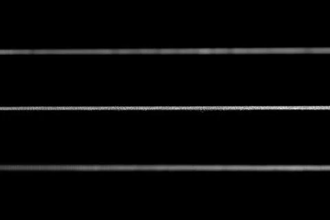 Macro Guitar Strings Stock Photos