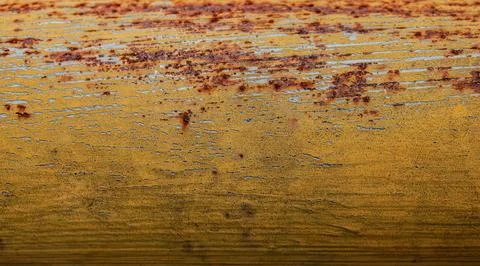 Macro of heavy weathered rust texture Stock Photos