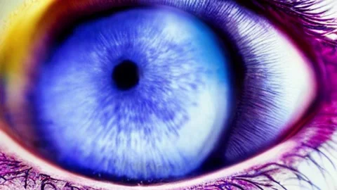 Macro of human eye edgy looping motion b... | Stock Video | Pond5