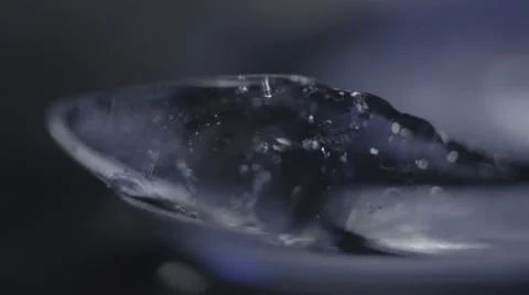 Macro Ice Melting Snake Stockbeeldmateriaal 44643496