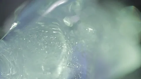 Macro Ice Melting Timelapce Stockbeeldmateriaal 44643488