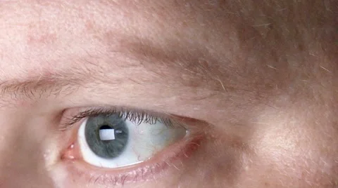 Macro image of human eye Stock Footage 42998487