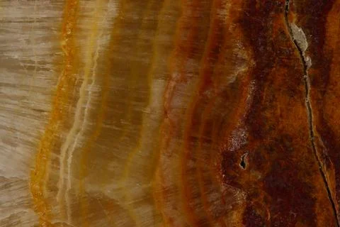 The macro image of the polished natural marble stone Onyx. Stock Photos