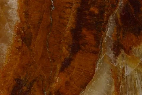 The macro image of the polished natural marble stone Onyx. Stock Photos
