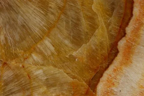 The macro image of the polished natural marble stone Onyx. Stock Photos