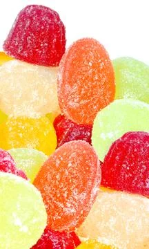 Macro image of spice gumdrops Stock Photos