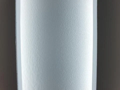 Macro image of white illuminated wall with LED lights Stock Photos