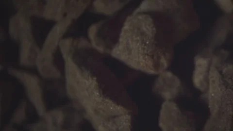 Macro increase of instant coffee powder. Video Stock Footage 91235570