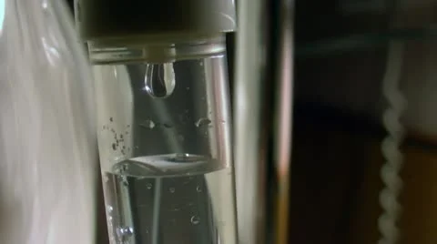 Macro intravenous infusion Stock-Footage 12280629