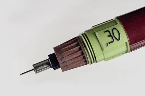 Macro Isograph Pen Stock Photos