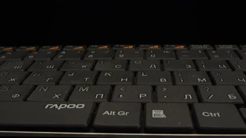 Macro of a keyboard Stock Footage 149246192