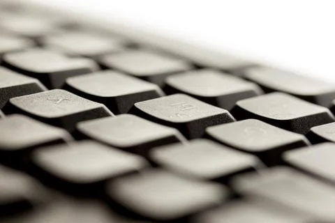 Macro laptop keyboard Stock Photos