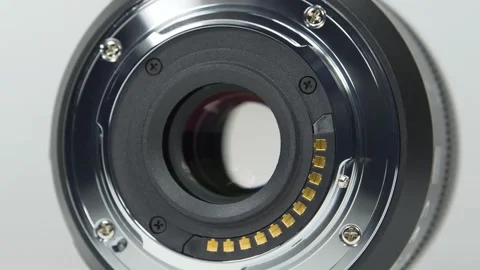 Macro lens mount camera system Stock Footage 335108778