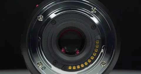 Macro lens mount camera system Stock Footage 339569681