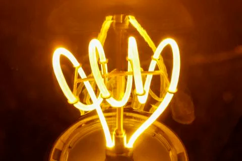 Macro light bulb Stock Photos