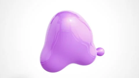 Macro-liquid bubbles slow down the movement. water bubbles.Liquid cream-gel of p Stock Footage 219462280