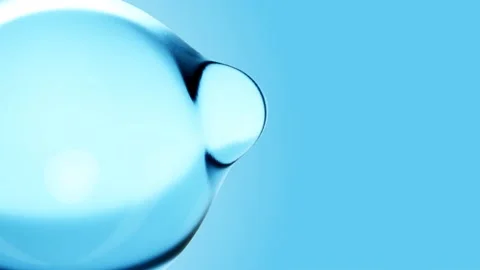 Macro Liquid Bubbles slow movement .bubbles water.Liquid Cream gel transpare Stock Footage 152843997