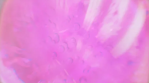 Macro Liquid Bubbles slow movement .bubbles water.Liquid Cream gel  Vídeos de archivo 170097394