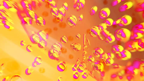 Macro Liquid Bubbles slow movement .bubbles water.Liquid Cream gel  Stock Footage 170320305