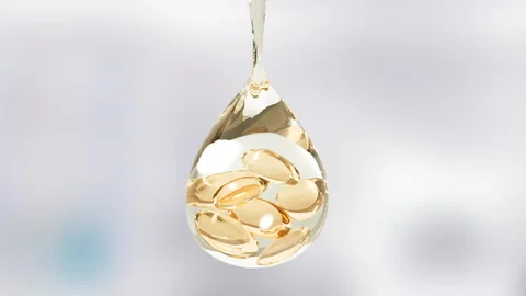 Macro Liquid Bubbles slow movement .bubbles water.Liquid Cream gel transparent Stock Footage 222399425