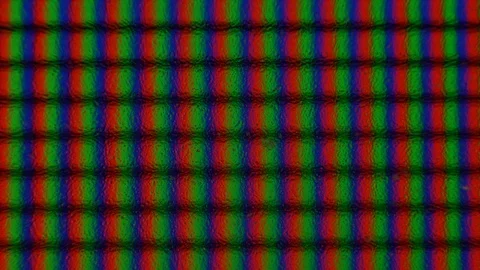 Macro of liquid crystal structure and shape of IPS-matrix with pattern Stock Footage 93601684