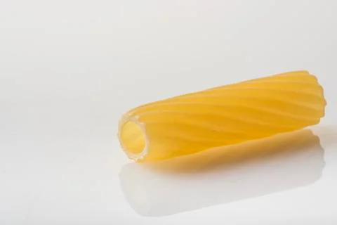 Macro macaroni isolated on white background Stock-Fotos