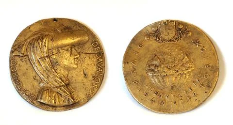 Macro of Medallion Stock Photos