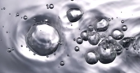 Macro of micro particles molecules analyzed with microscope in laboratory Stock Footage 268411200