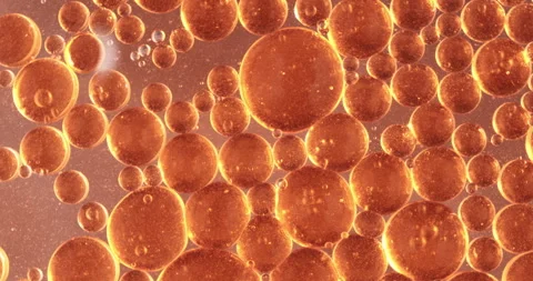 Macro of micro particles molecules analyzed with microscope  in laboratory Stock Footage 268421021