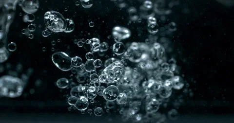 Macro of micro particles molecules analyzed with microscope in laboratory Stock Footage 269131912