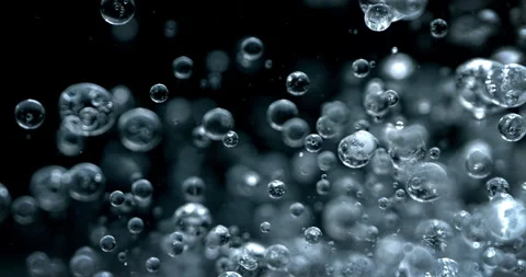 Macro of micro particles molecules analyzed with microscope in laboratory Stock Footage 269334185