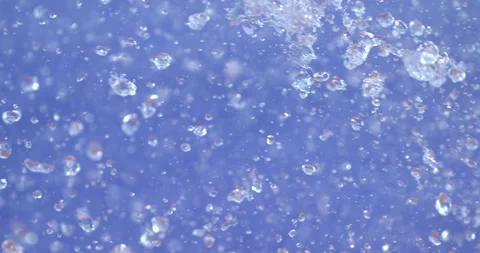 Macro of micro particles molecules analyzed with microscope in laboratory Video stock 269403431