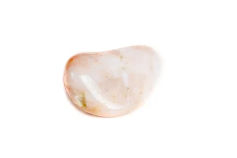 Macro mineral stone jasper on a white background Stock Photos