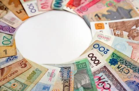 Macro money Stock Photos
