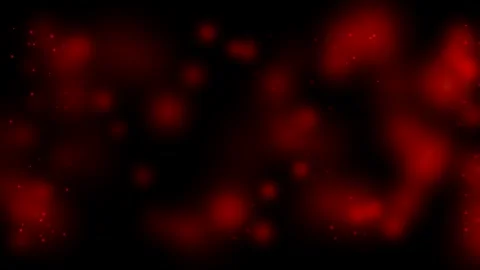 Macro motion graphics of glowing red particles in dark space 動画素材 347135810