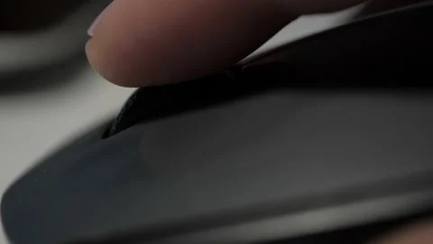 Macro Mouse Wheel, Computer Laptop Vídeos de archivo 219809176