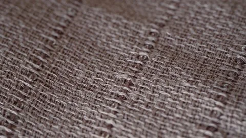 Macro with movement of soft grey fabric, extreme close up of cloth texture Stock Footage 244688244