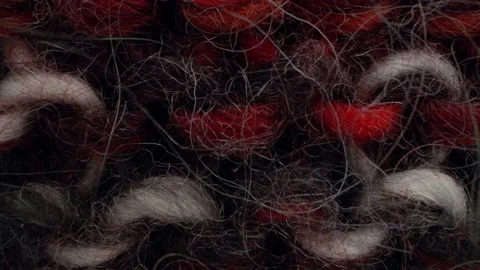 Macro multicolored fabric knitted texture background Stock Footage 148221936