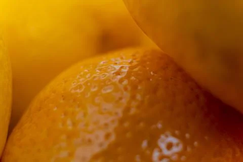 Macro of oranges Stock Photos