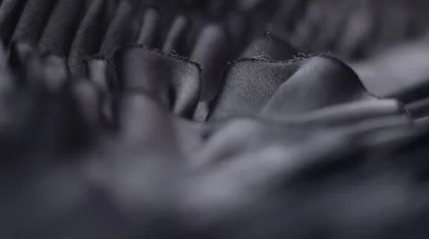 A macro pan of Dark material Video stock 12127972