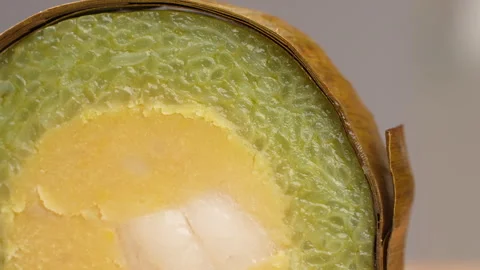 Macro Panning Left To Right Savory Banh Tet Texture 動画素材 329599775