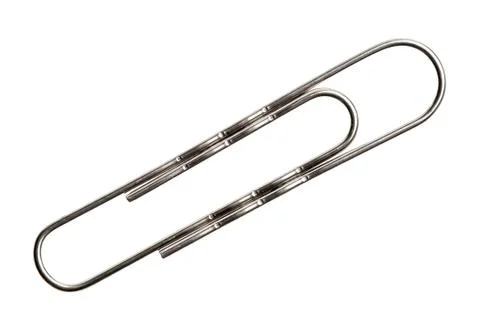 Macro paper clip Foto stock
