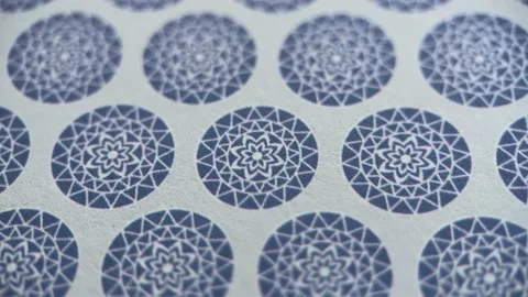 Macro Paper Craft Patterns Balls Texture Background Stock Footage 234834416