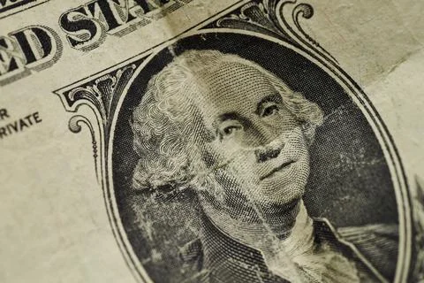 Macro paper money Illustrazione stock