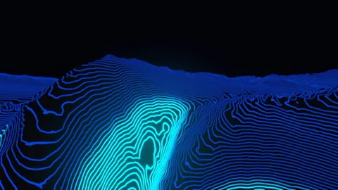Macro Perspective of Abstract Metallic Whirlpool, 4K ProRes 422 HQ Video stock 336746082