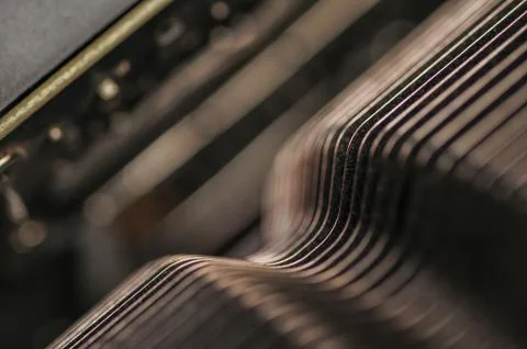 Macro photo of computer chips at close range Stock Photos
